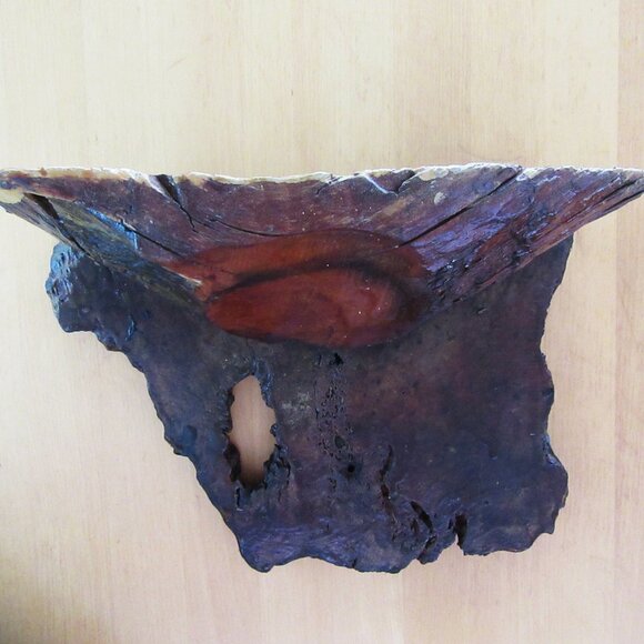 Vintage cypress wood handmade shelf - wall or tabletop - rustic, beach house - Picture 11 of 16